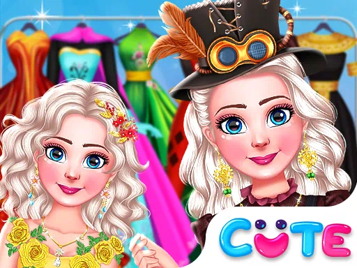 Công chúa băng giá khắp nơi trong trò chơi thời trang