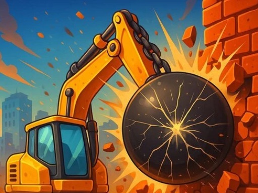trò chơi đập vỡ máy xúc