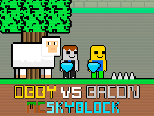 obby-vs-bacon-mcskyblock-game