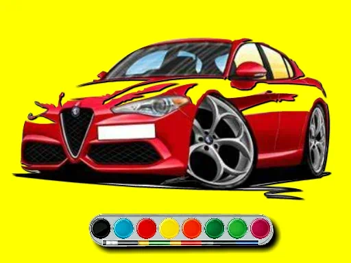 trò chơi tô màu alfa-romeo
