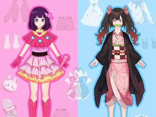 búp bê anime-tự làm-cosplay-trò chơi dành cho con gái
