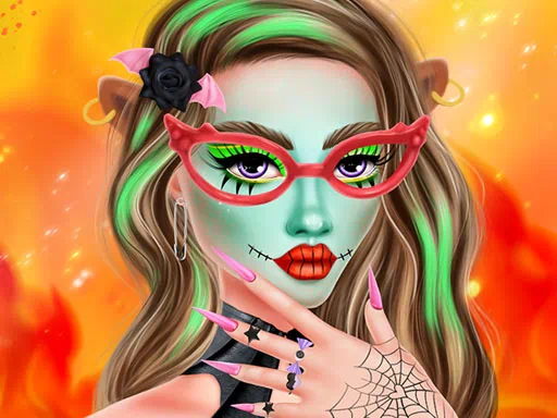 Trò chơi Halloween tại Studio trang điểm