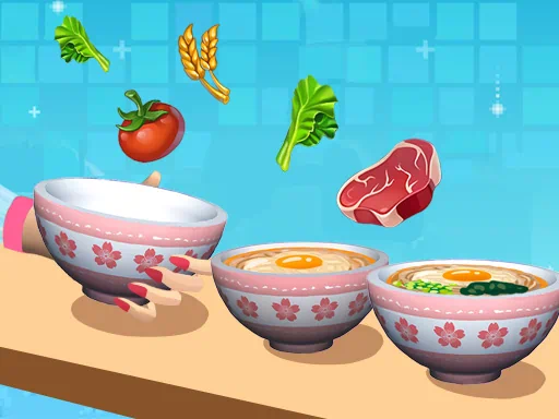 trò chơi chạy xếp mì