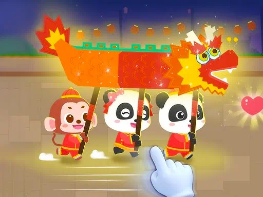 Trò chơi thủ công lễ hội Trung Hoa của Gấu Trúc Nhỏ