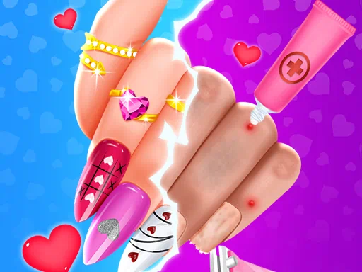 Trò chơi tiệm làm móng Valentine