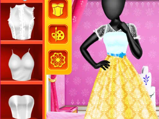 Game Thời trang Nữ hoàng tuyết Dress 2