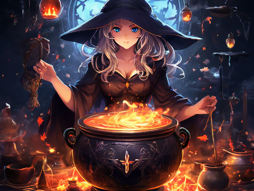 trò chơi phù thủy anime