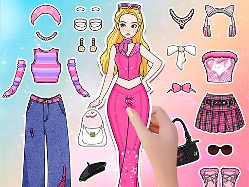 trò chơi tự làm búp bê giấy nhật ký
