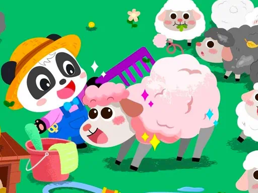Trò chơi nông trại động vật của bé gấu trúc