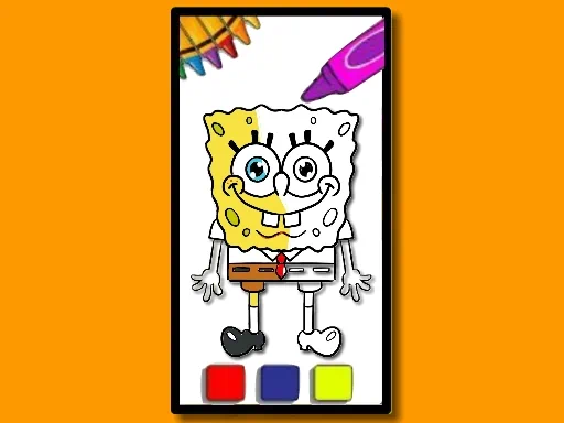 trò chơi phiêu lưu tô màu spongebob
