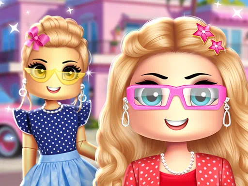trò chơi roblox theo phong cách barbie