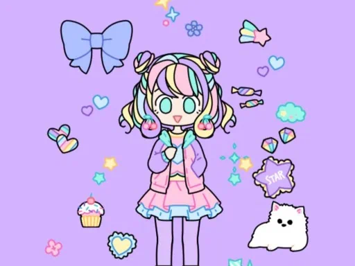 Trò chơi trang điểm cô gái Pastel