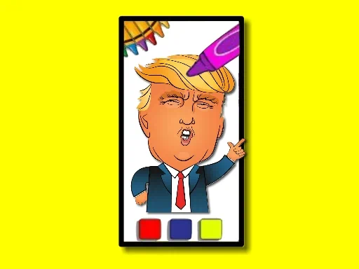 trò chơi tô màu thời gian của trump