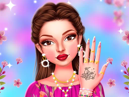 trò chơi thiết kế móng tay mùa xuân của người nổi tiếng