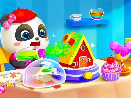 Trò chơi thủ công tự làm cho trẻ em Baby Panda