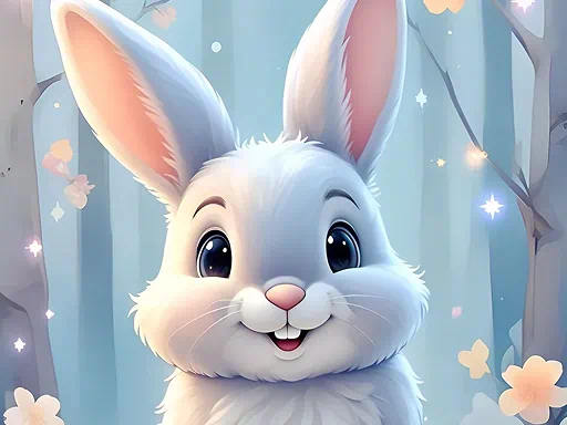 trò chơi tô màu thỏ phục sinh