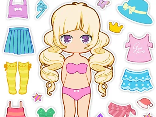 Trò chơi trang điểm búp bê Chibi