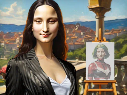 trò chơi thí nghiệm thời trang mona-lisa