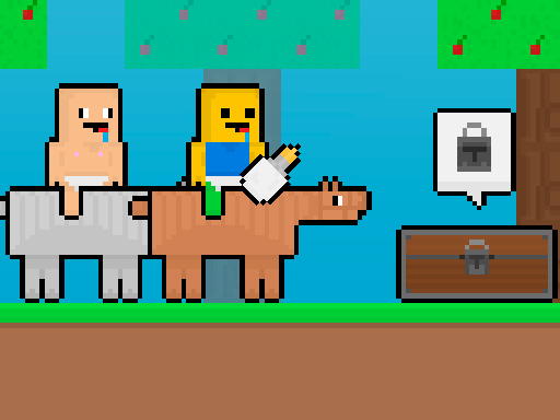 trò chơi baby-noob-vs-baby-obby-horse