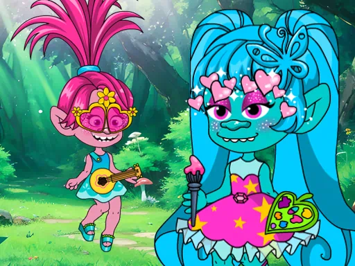Trò chơi tạo hình Chibi Troll