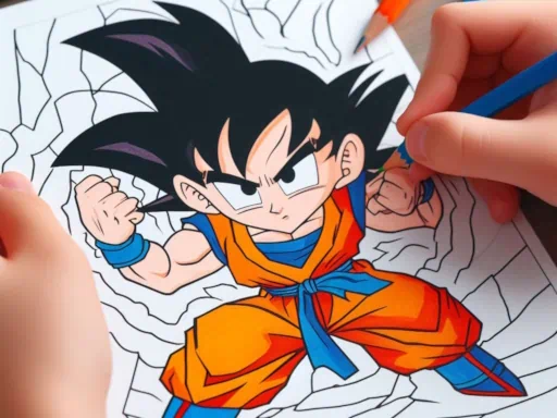 Trò chơi tô màu Anime