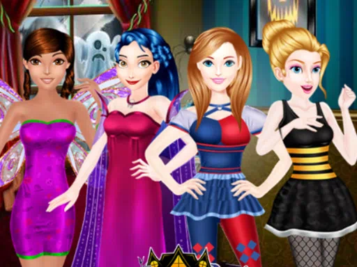 Trò chơi hóa trang tiệc Halloween hoàng gia